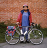 Lisa and her bike